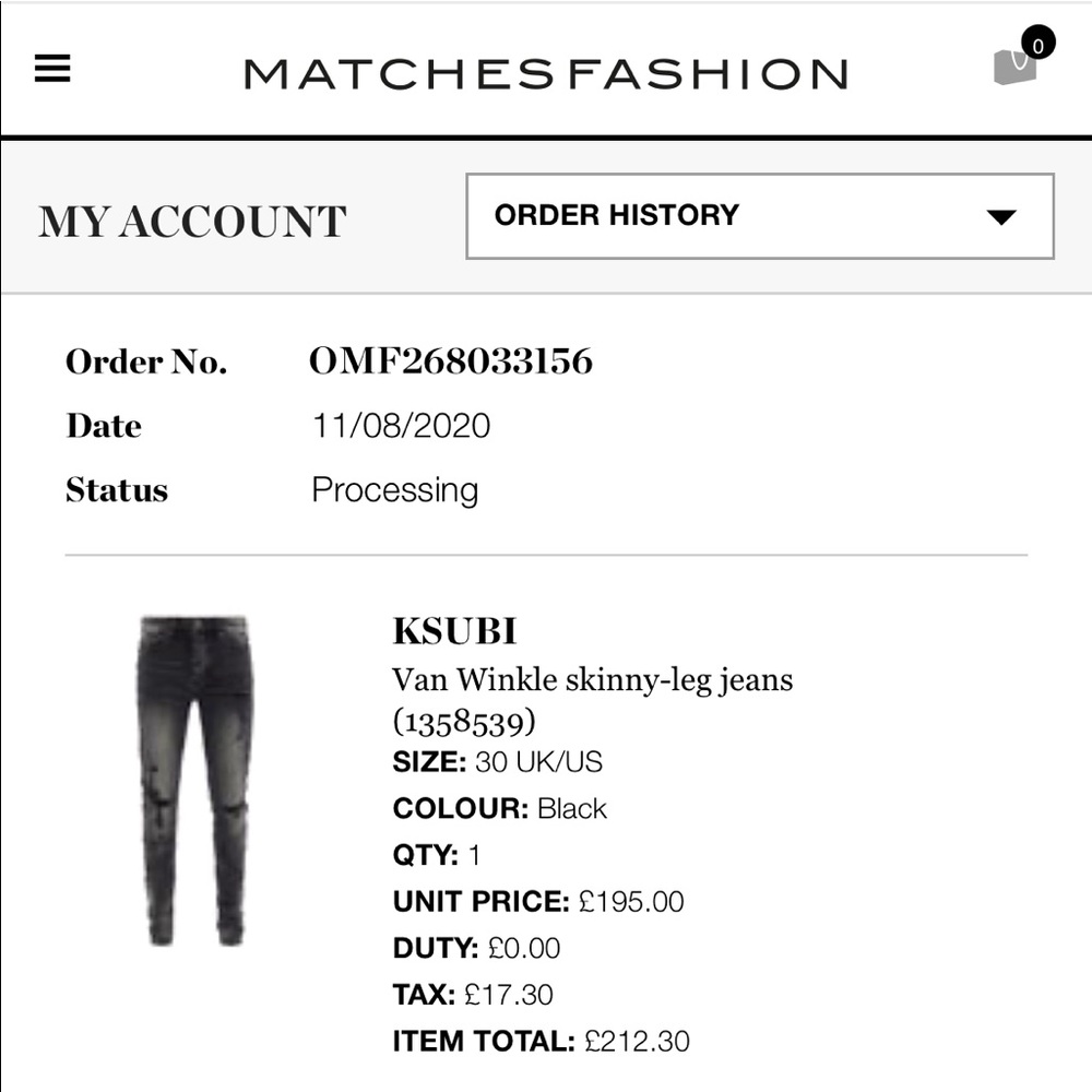 KSUBI Van Winkle Angst Trash distressed skinny-leg jeans SIZE 30